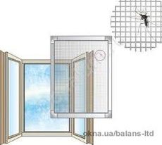 Перетяжка существующих москитных сеток на объекте заказчика в г. Запорожье